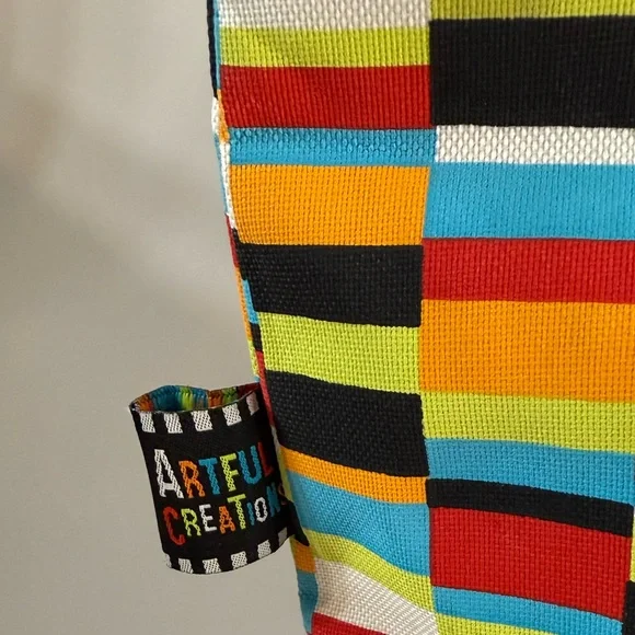 Colorful Beach Bag Poolside Bag - Picture 3 of 11